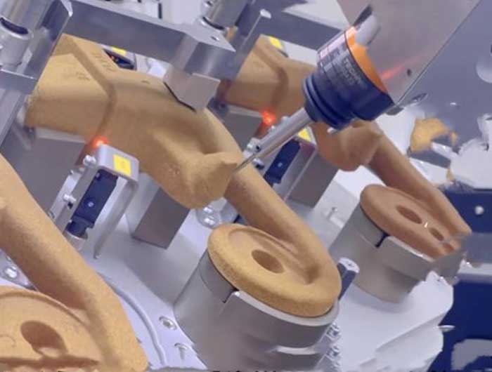 砂芯浮動去毛刺視頻